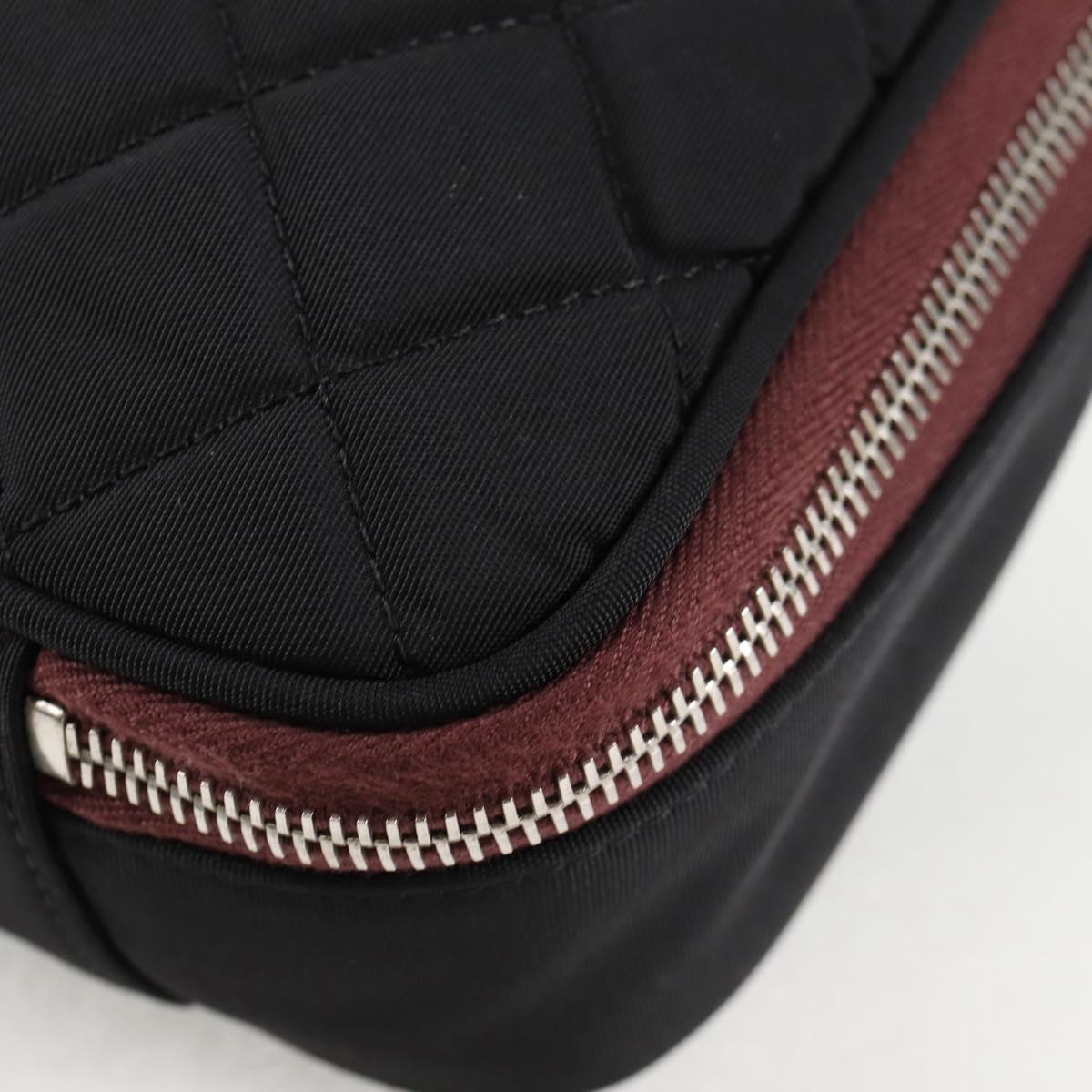 Chanel Cc Black Nylon Clutch Bag (Pre-Owned)