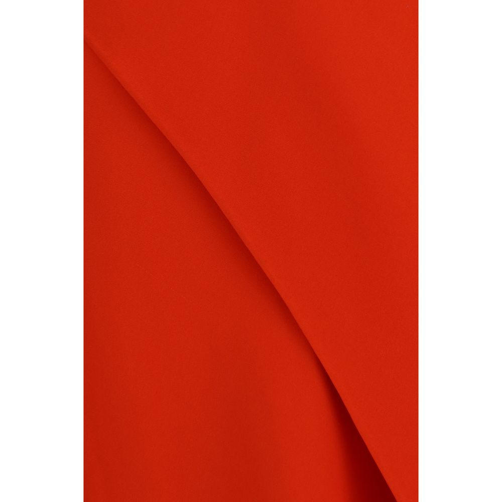 Balenciaga Red Silk Casual Women's Dress