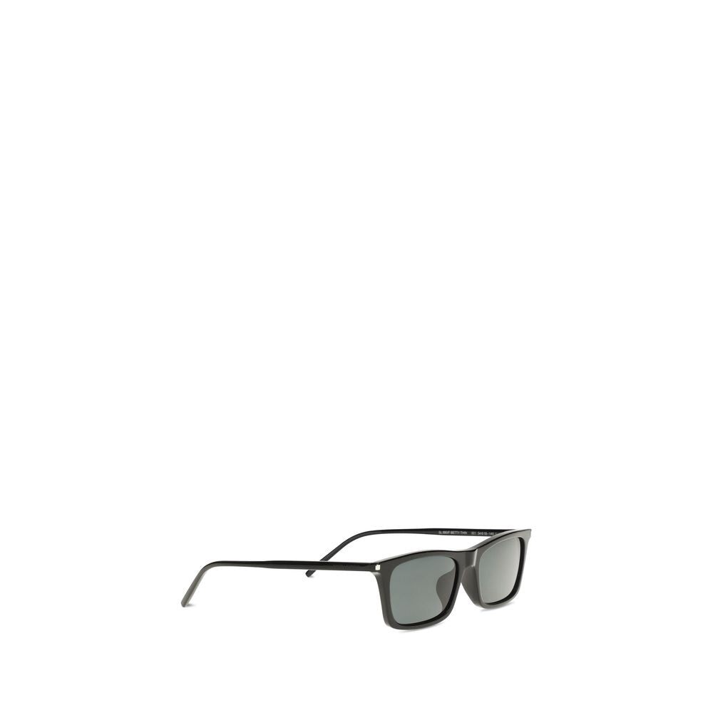 Saint Laurent Black Acetate Women's Sunglasses