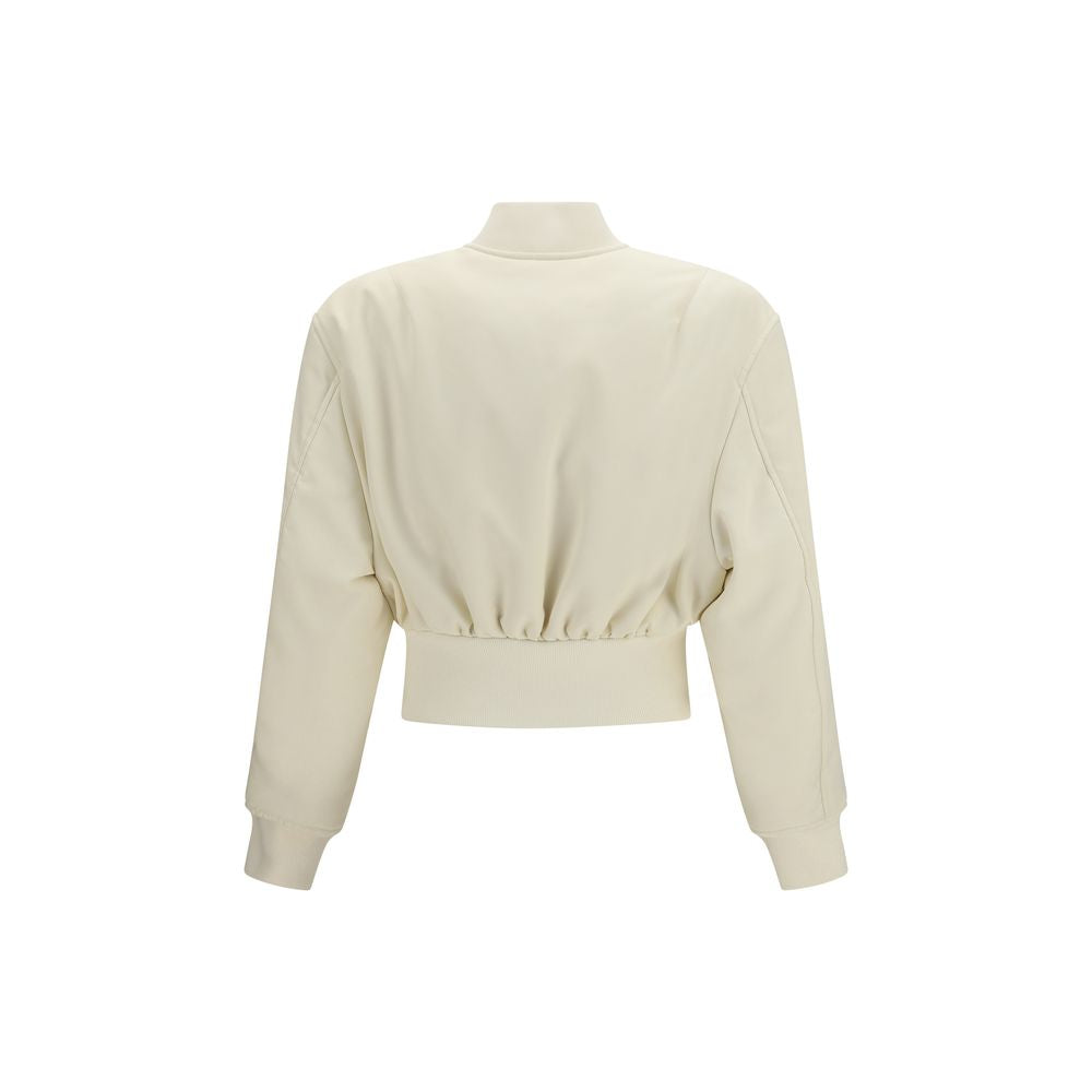 Balenciaga Beige Polyester Women's Bomber