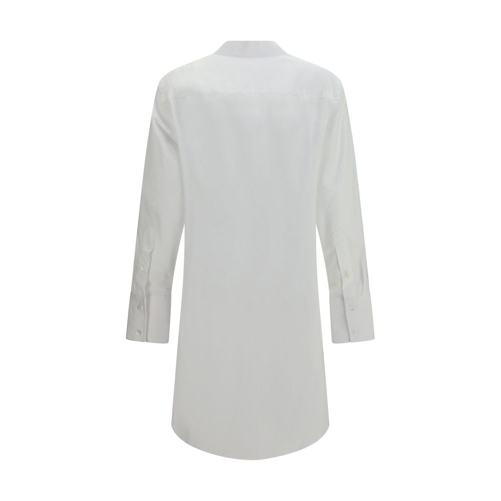 Maison Margiela White Cotton Casual Women's Dress