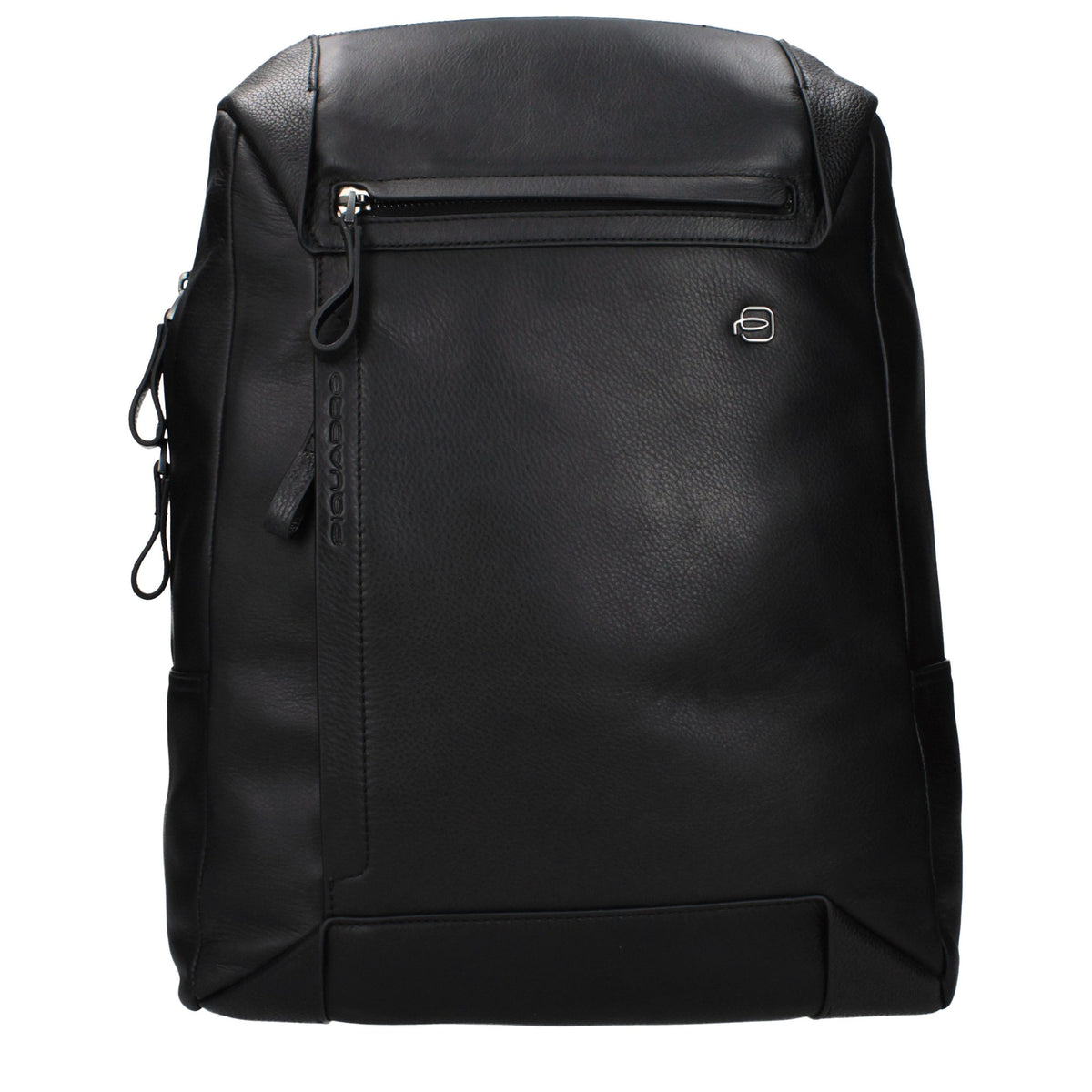 Piquadro Black Leather Men's Backpack