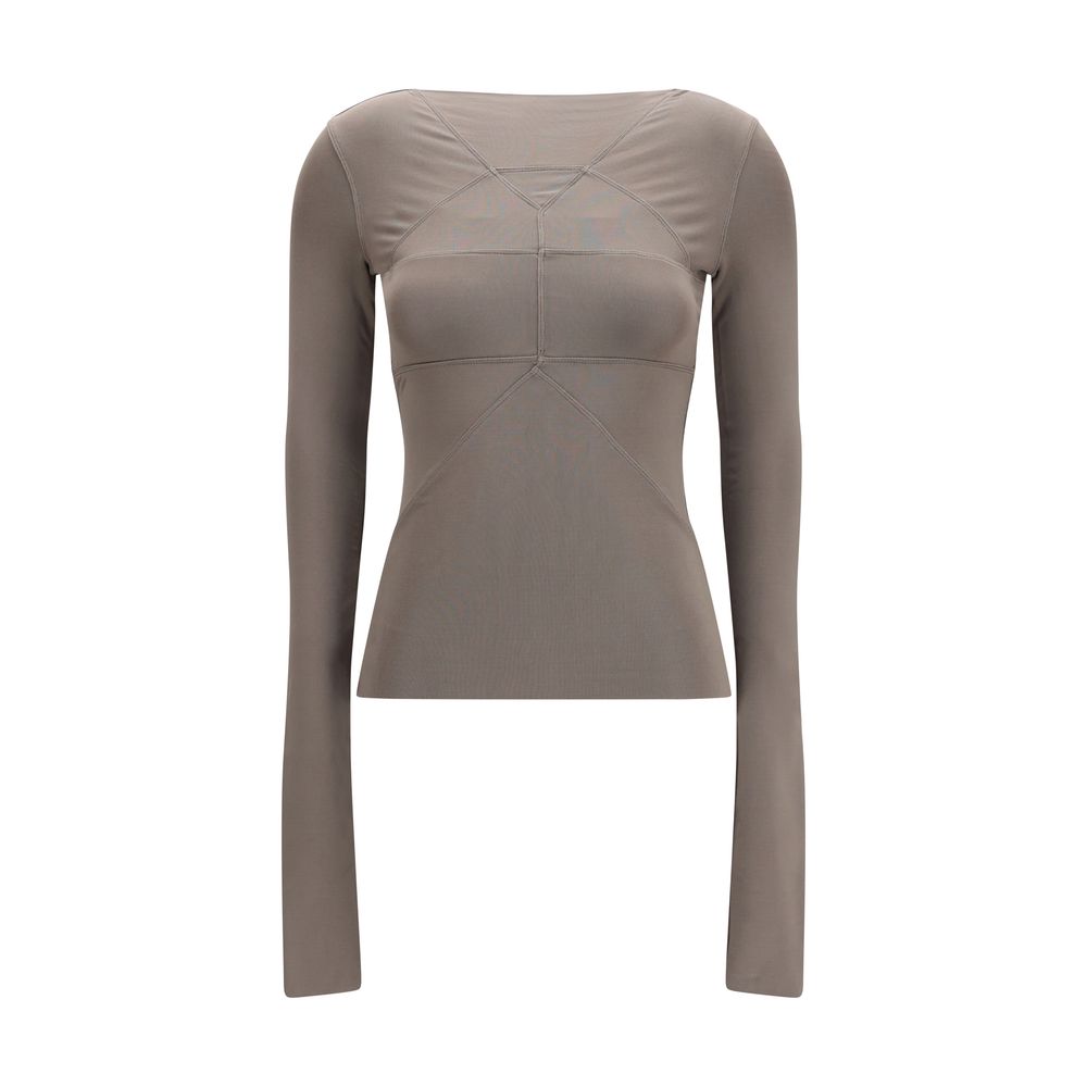 Rick Owens Gray Viscose Women's Shirt