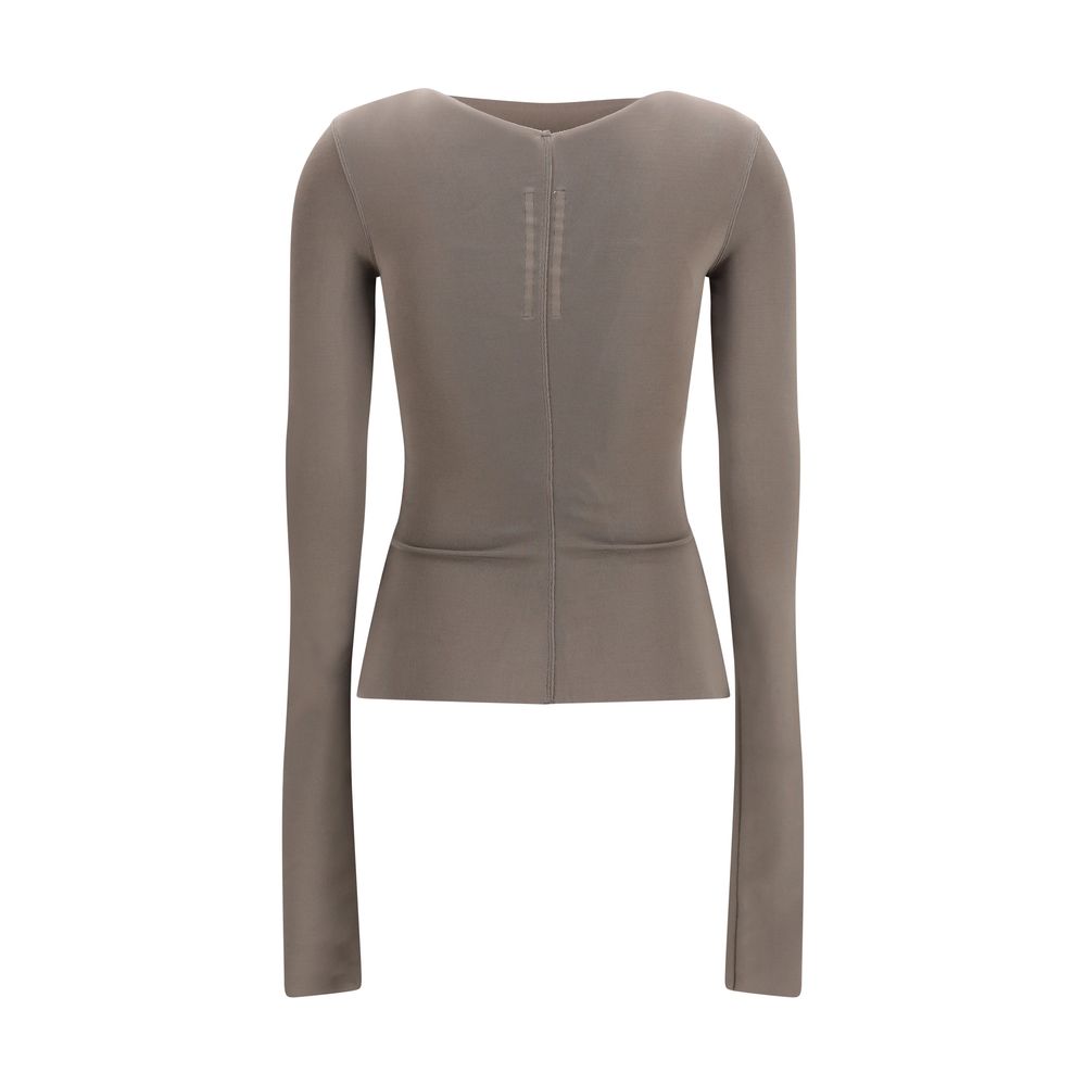 Rick Owens Gray Viscose Women's Shirt
