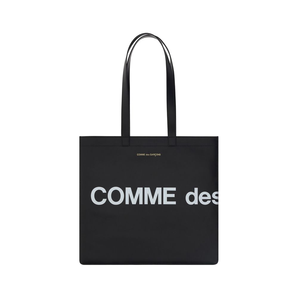 Comme Des Garçons Black Calf Leather Bos Taurus Shoulder Men's Bag