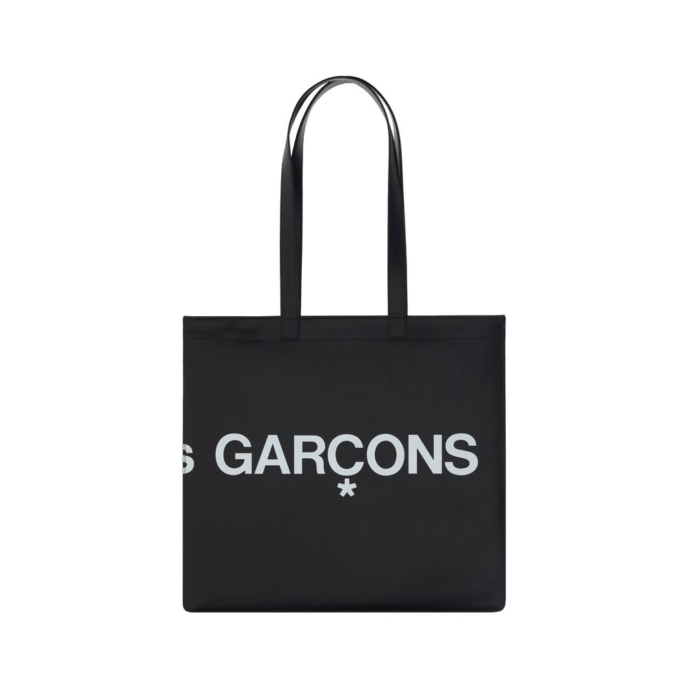 Comme Des Garçons Black Calf Leather Bos Taurus Shoulder Men's Bag