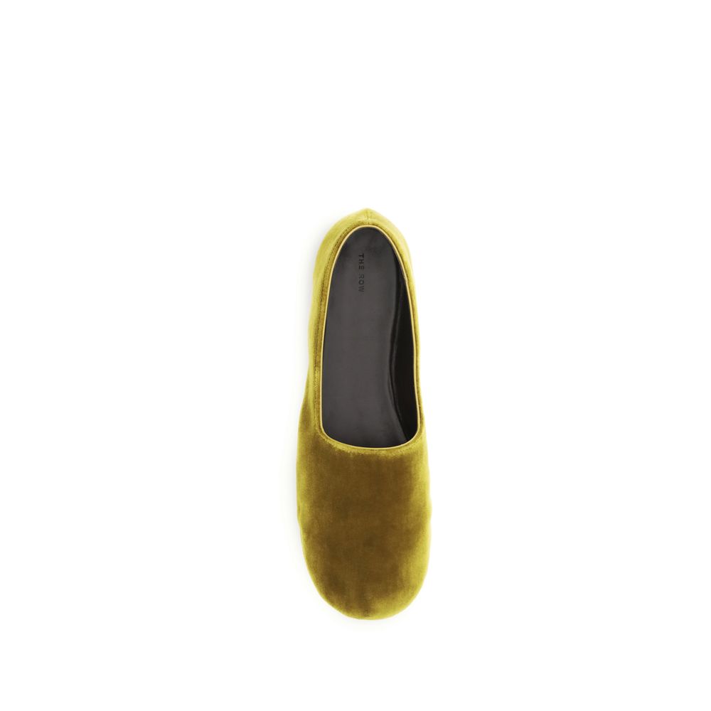 The Row Bicolor Cotton Slip-On Women's Loafers