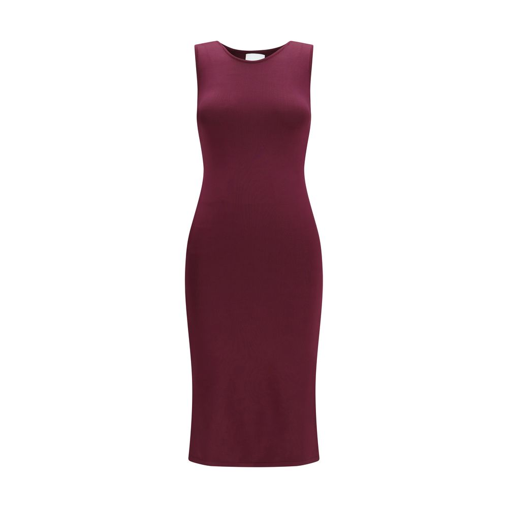 SA SU PHI Purple Silk Long Women's Dress