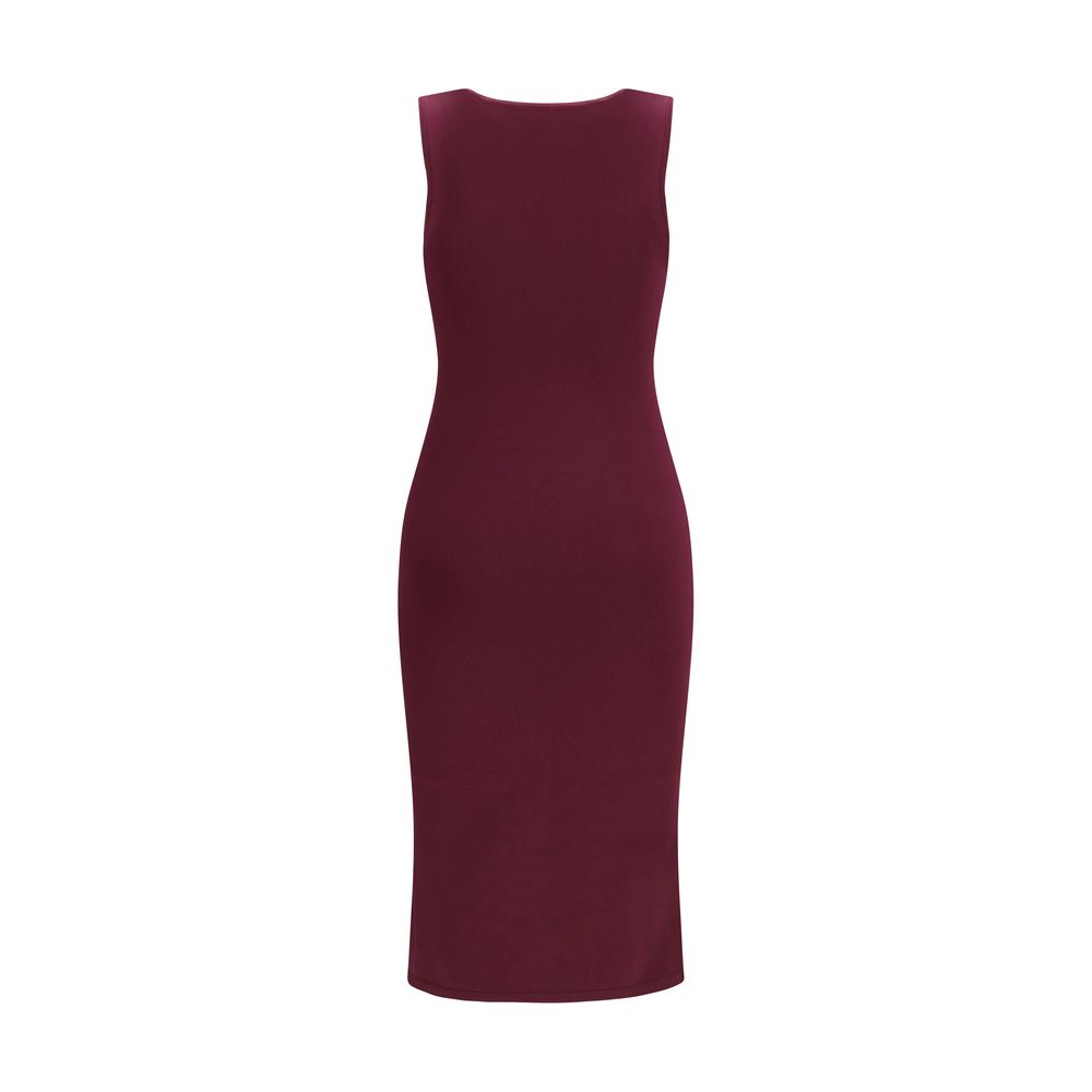 SA SU PHI Purple Silk Long Women's Dress