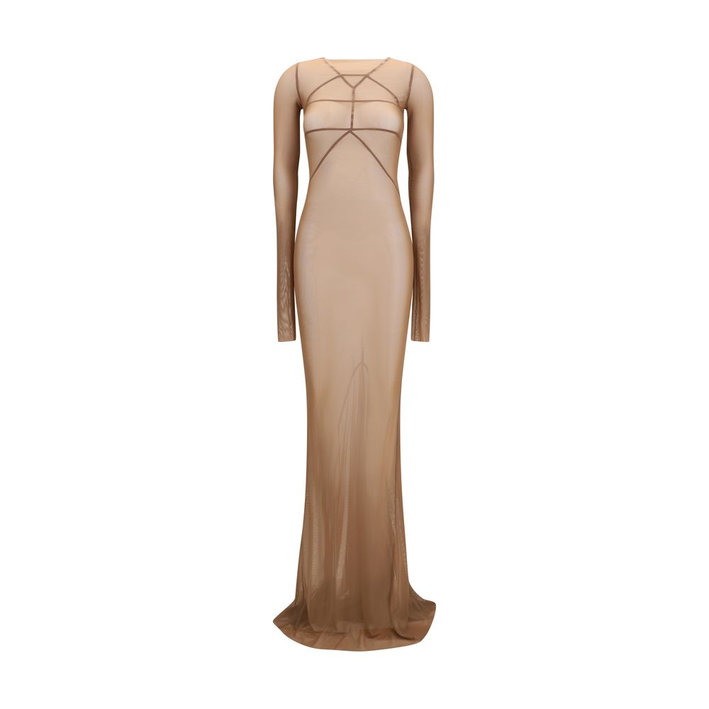 Rick Owens Brown Polyamide Casual Women's Dress