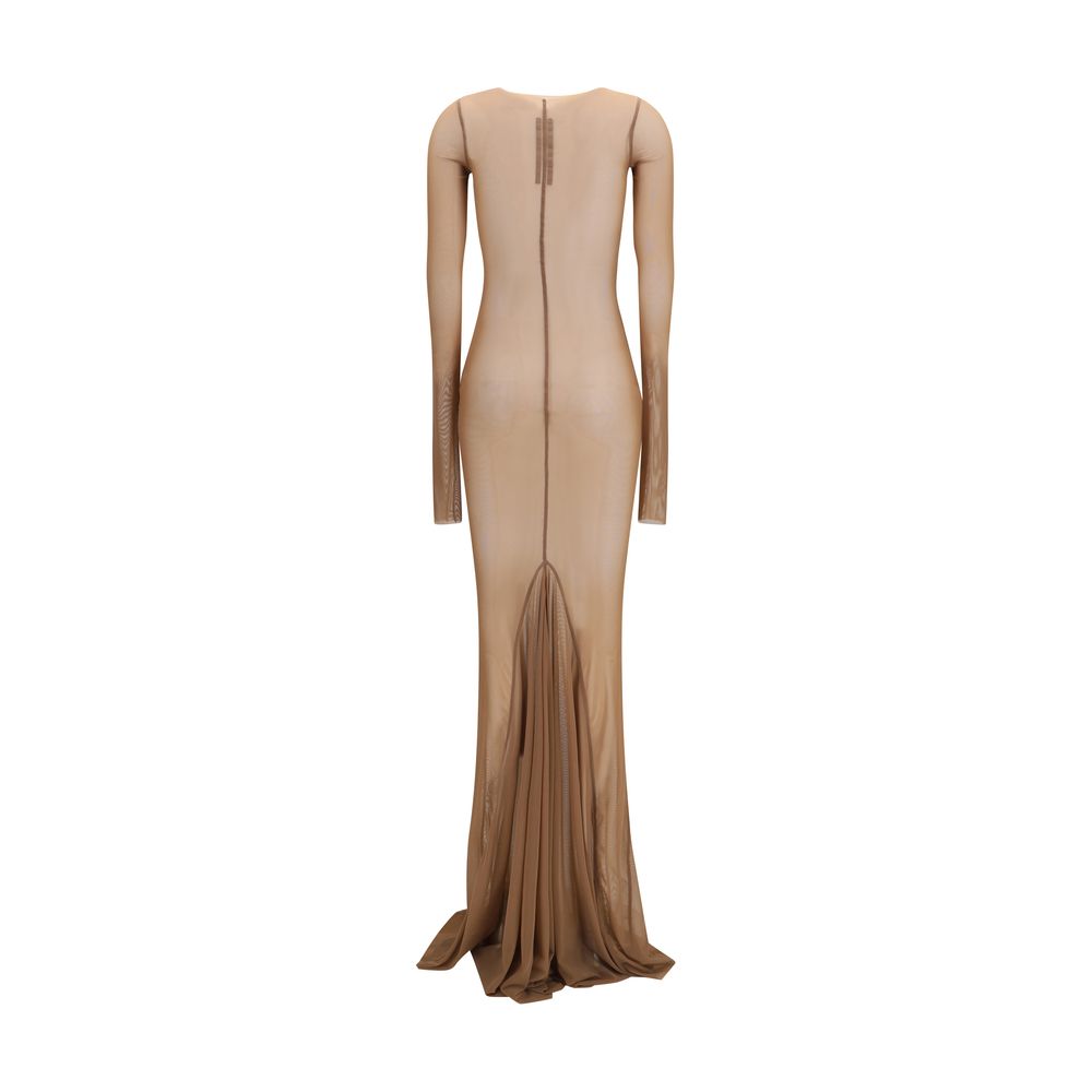 Rick Owens Brown Polyamide Casual Women's Dress