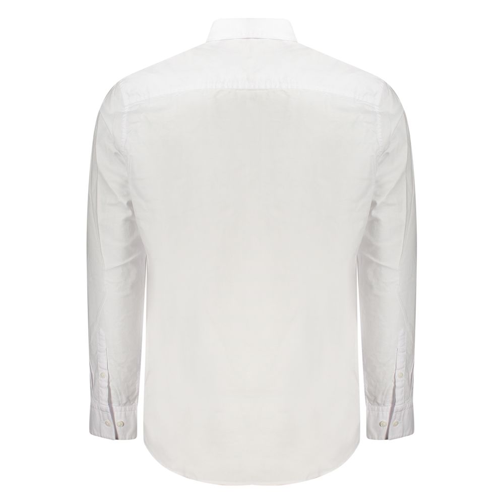 Calvin Klein Bianco Cotton Men Men's Shirt