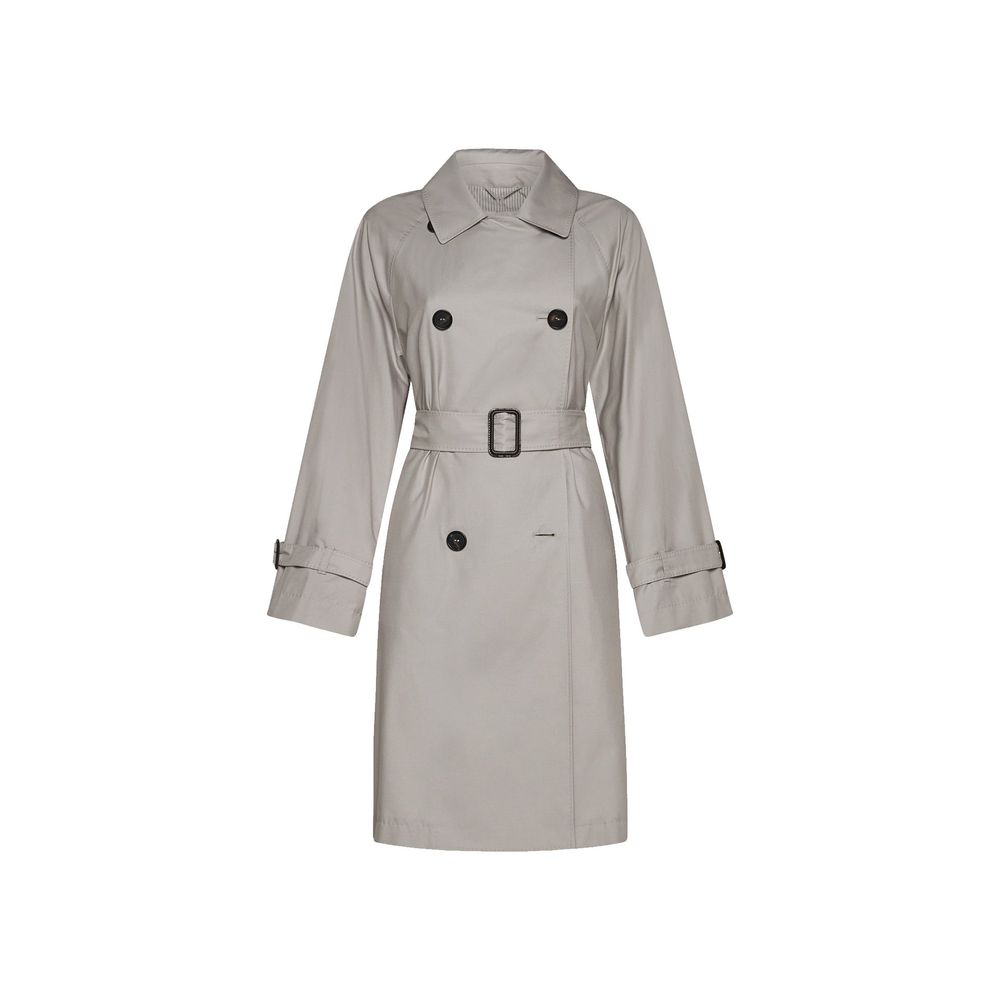 Max Mara Beige Cotton Women's Coat