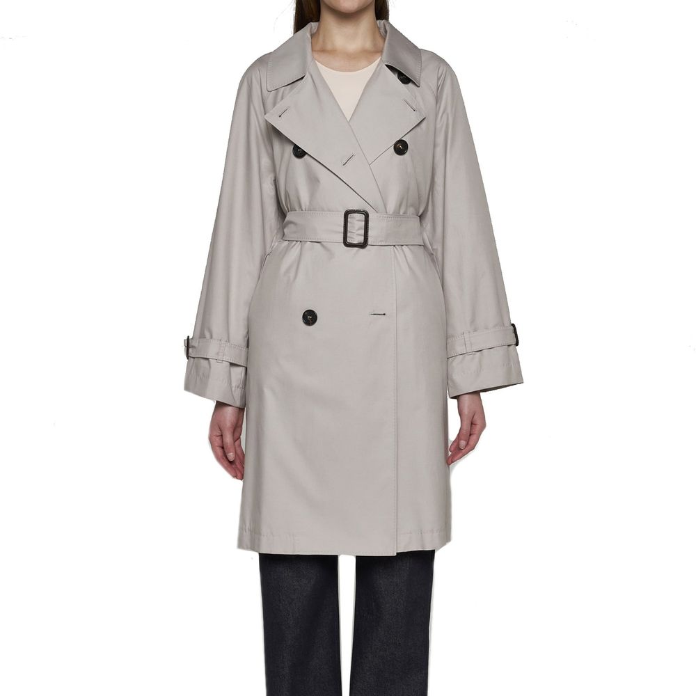 Max Mara Beige Cotton Women's Coat