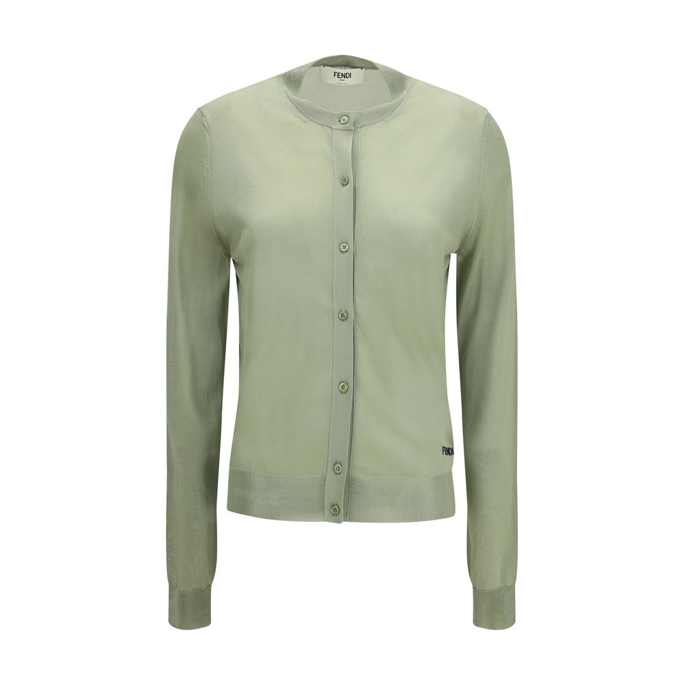 Fendi Bicolor Viscose Women's Cardigan