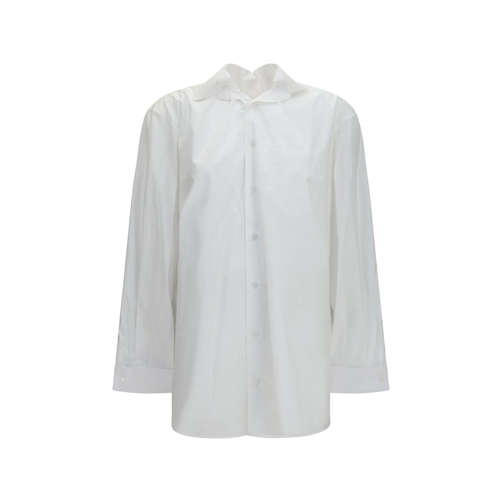 ALAINPAUL White Cotton Women's Shirt