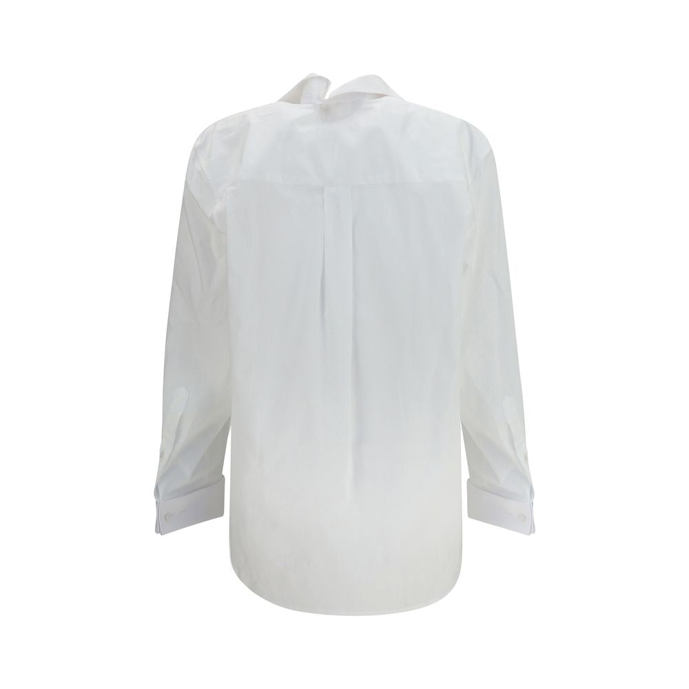 ALAINPAUL White Cotton Women's Shirt