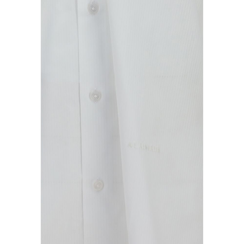 ALAINPAUL White Cotton Women's Shirt