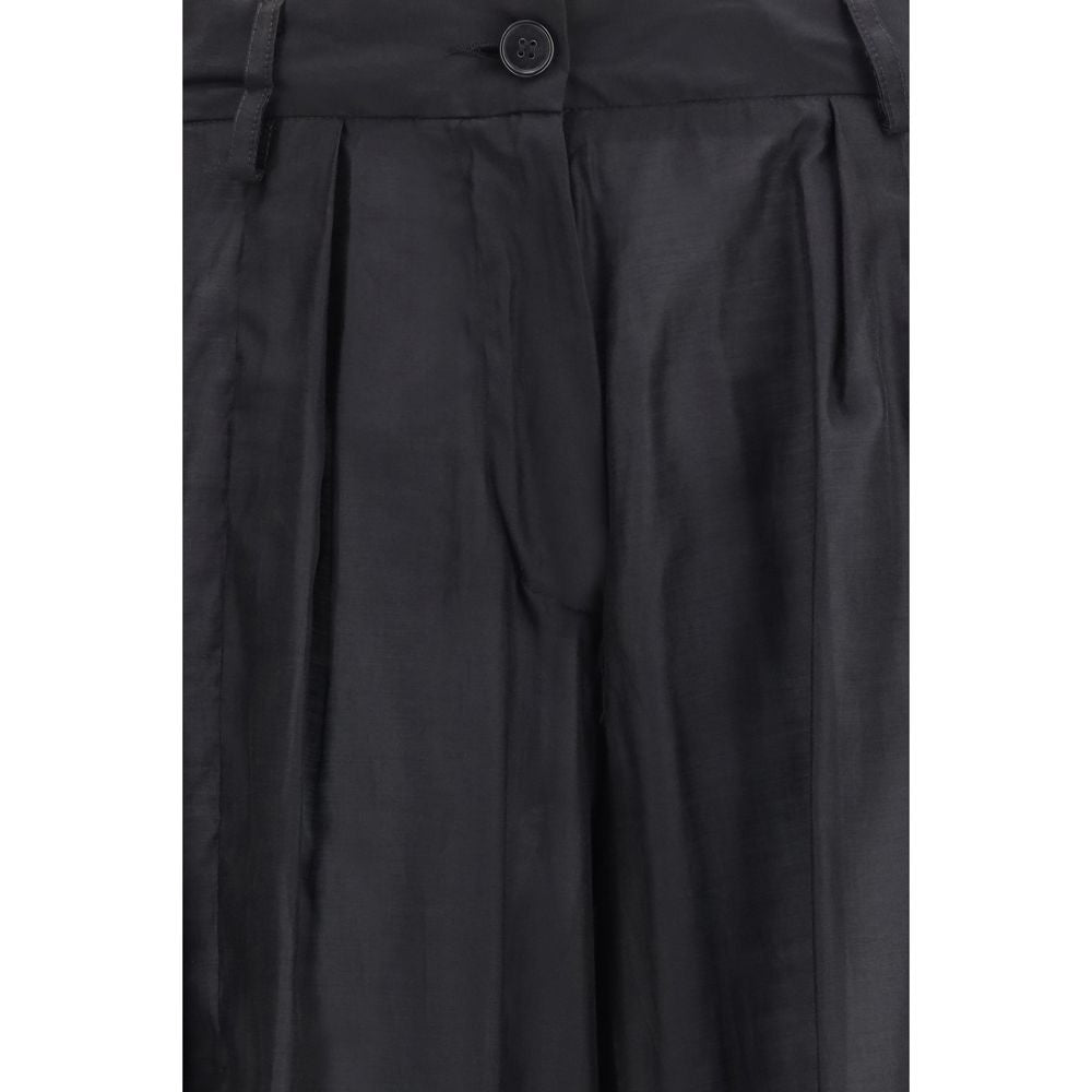 The Latest Black Polyester Casual Women's Pants