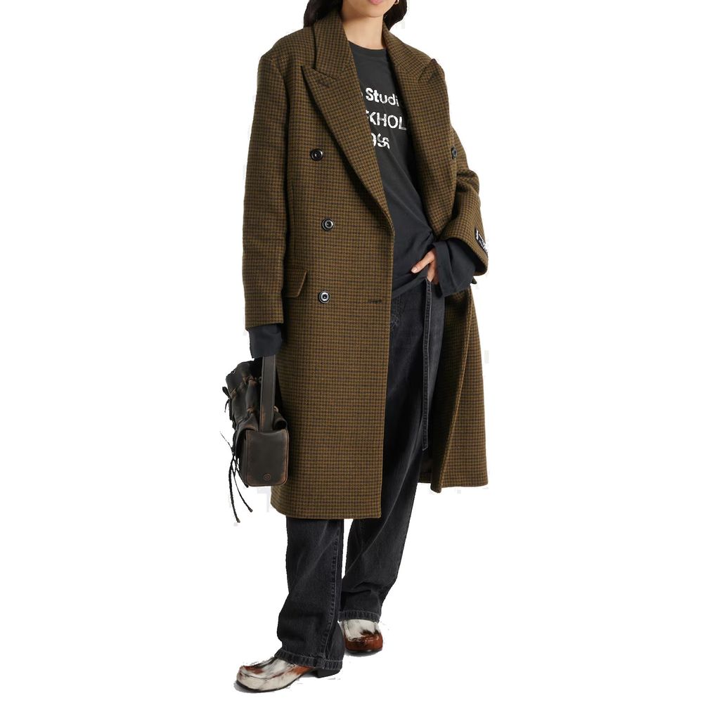 Acne Studios Brown Fibers Women's Coat