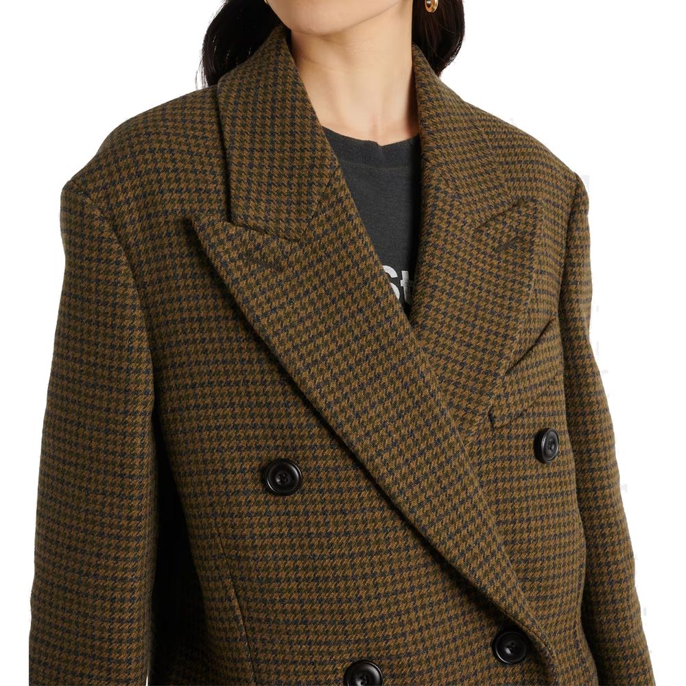 Acne Studios Brown Fibers Women's Coat