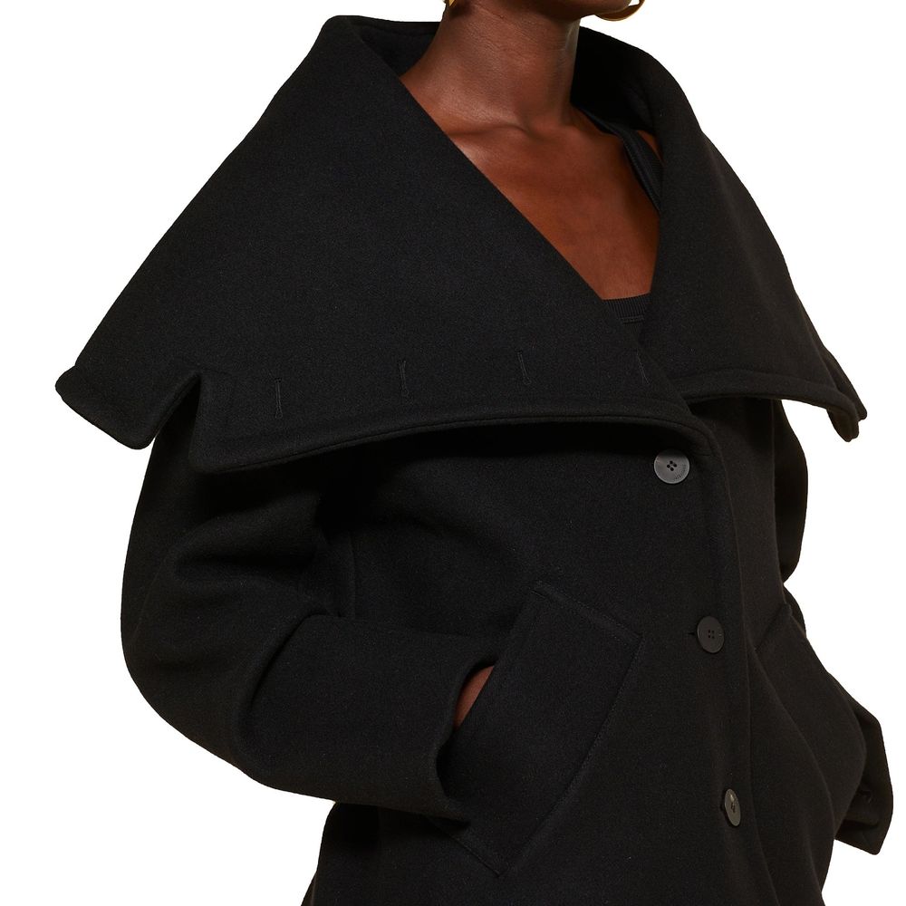 Jacquemus Black Virgin Wool Full-Length Women's Jacket