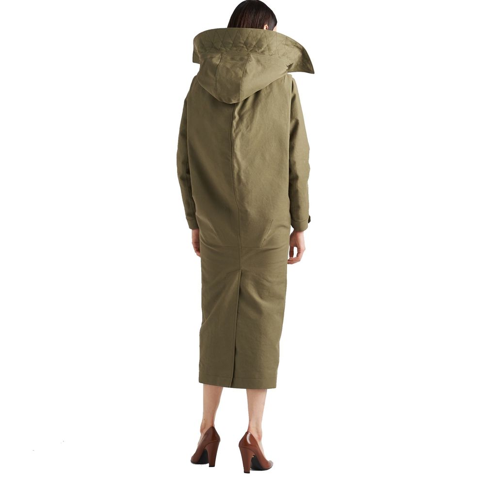 Prada Bicolor Polyamide Women's Coat