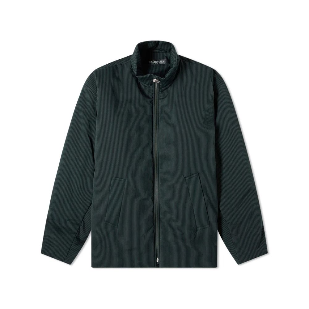 Balenciaga Black Cotton Full-Length Men's Jacket