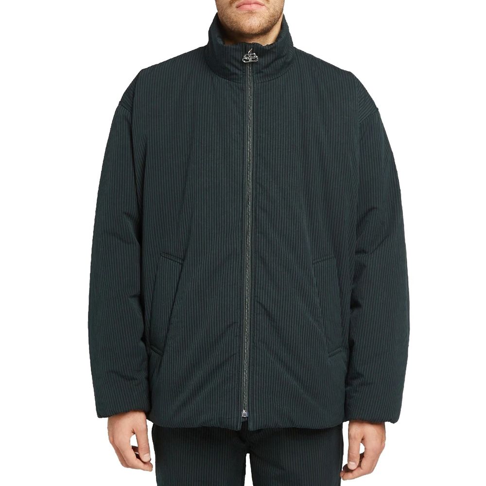 Balenciaga Black Cotton Full-Length Men's Jacket