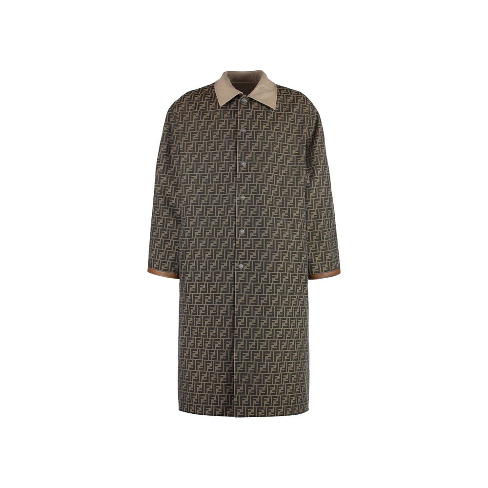 Fendi Beige Cotton Men's Coat