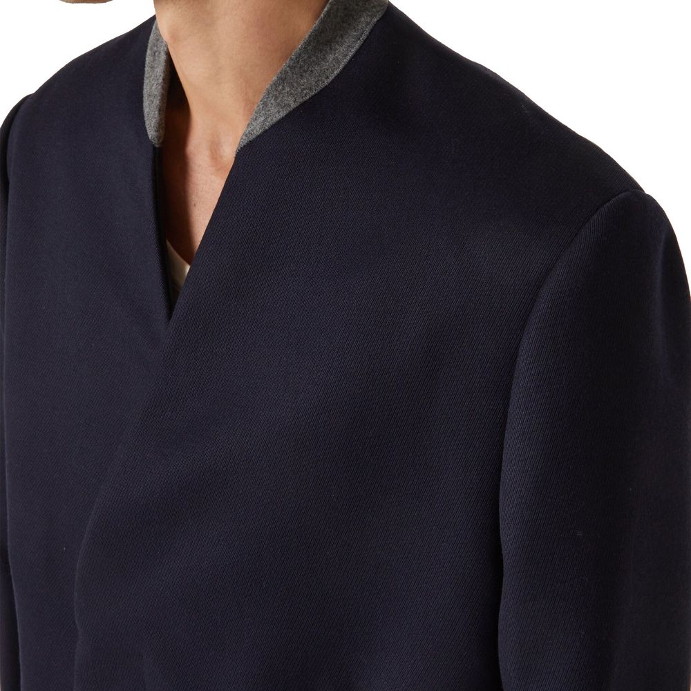 Maison Margiela Blue Wool Men's Coat