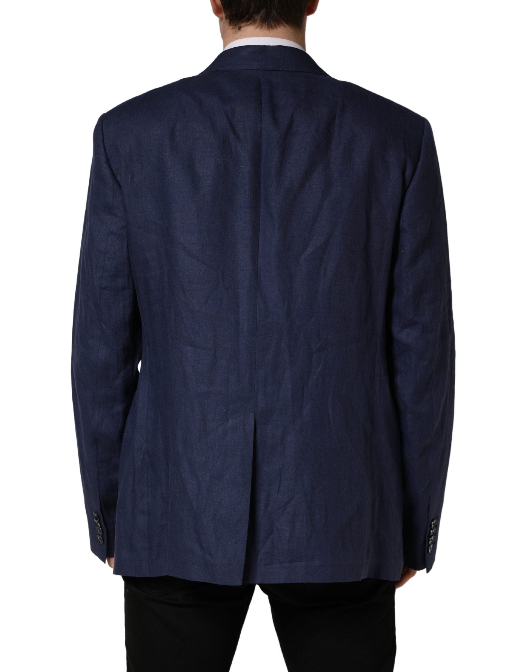 Dolce & Gabbana Blue Single Breasted 2 Button Suit Men's Jacket