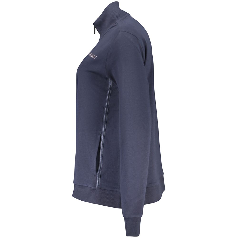 Freddy Blue Cotton Women's Women's Sweatshirt