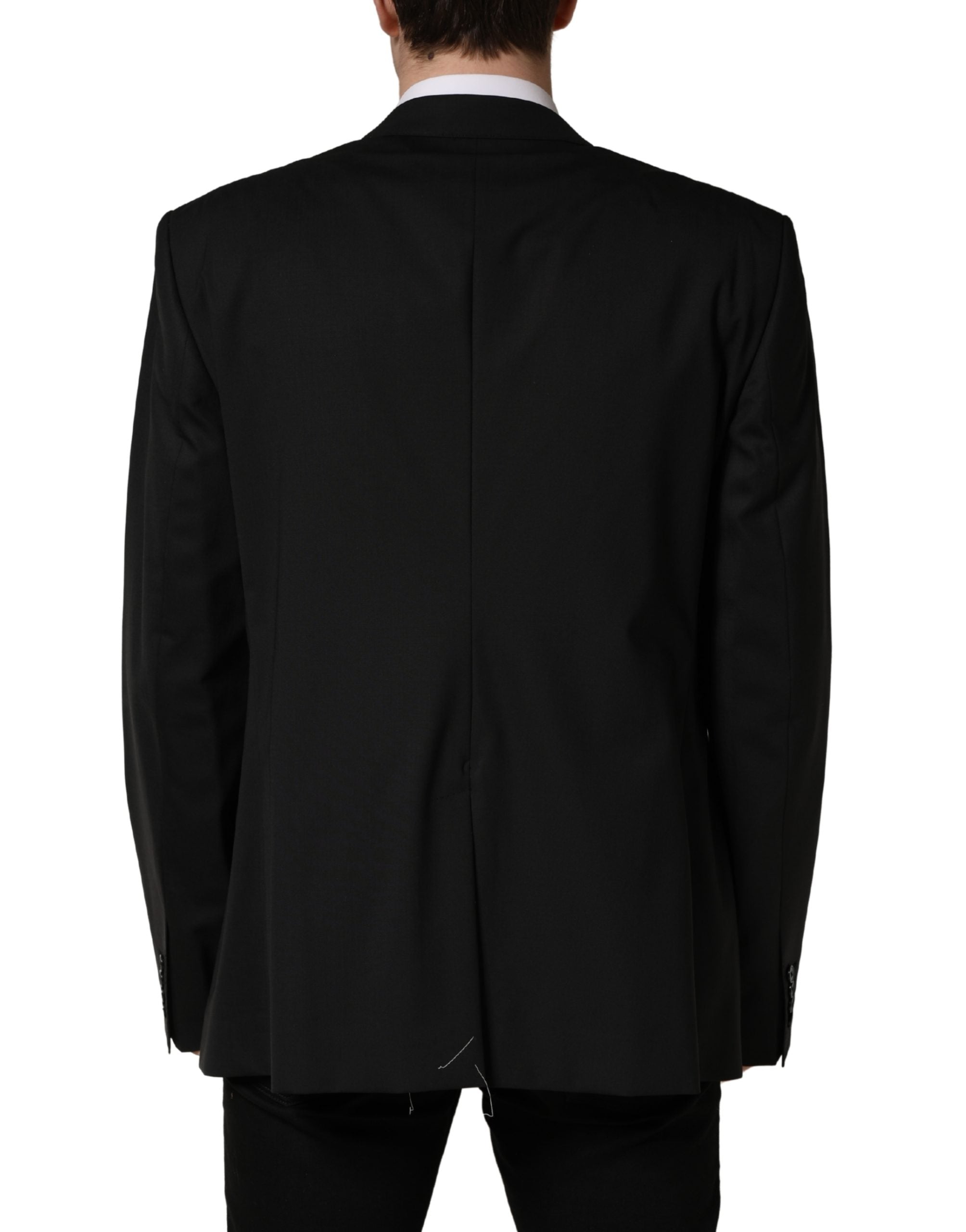 Dolce & Gabbana Black Single Breasted 2 Button Suit Men's Jacket
