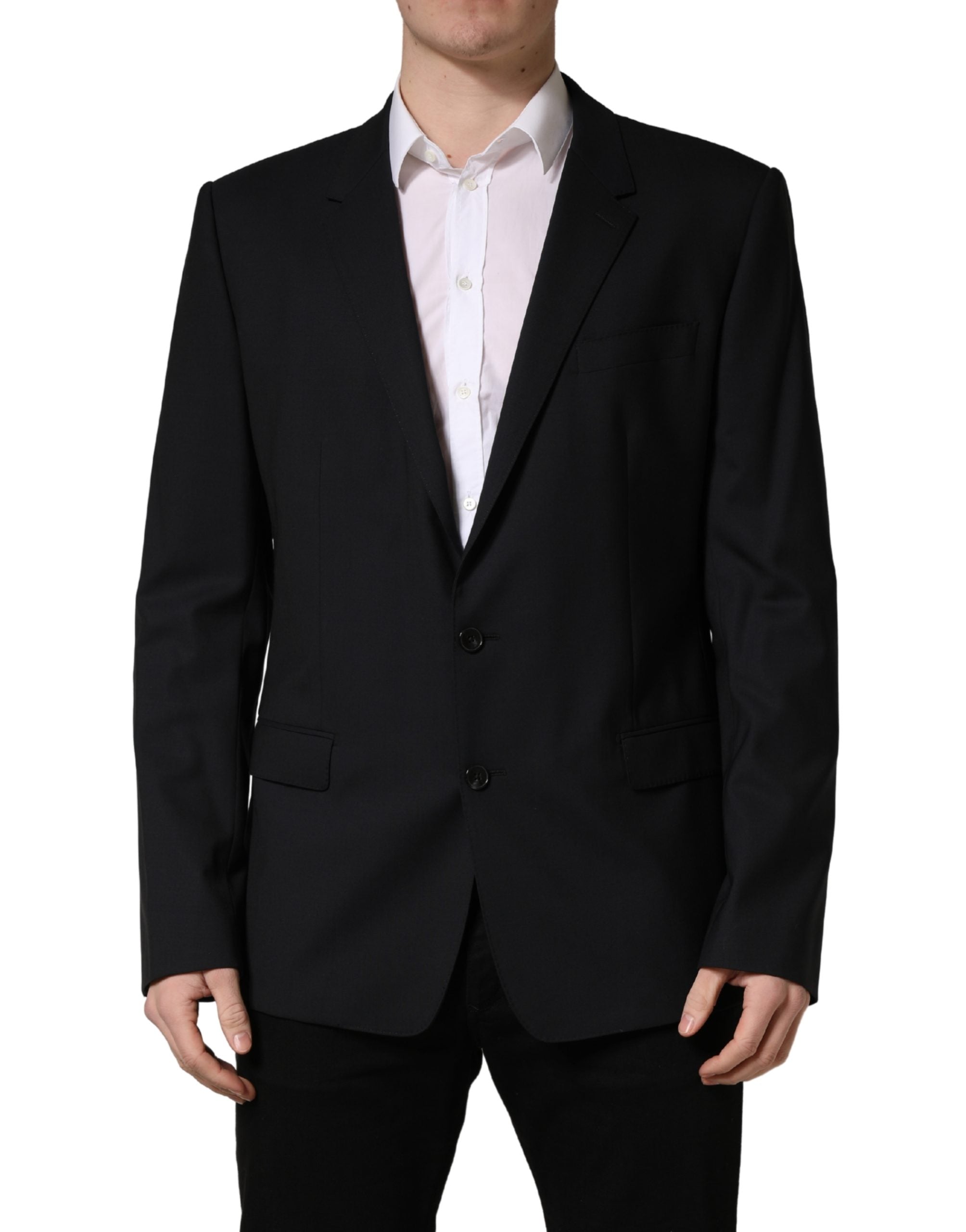 Dolce & Gabbana Blue Single Breasted 2 Button Suit Men's Jacket