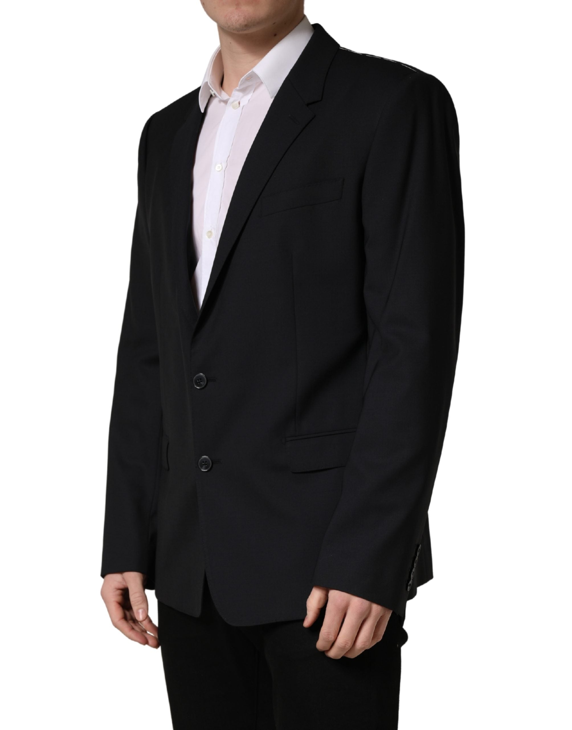 Dolce & Gabbana Blue Single Breasted 2 Button Suit Men's Jacket