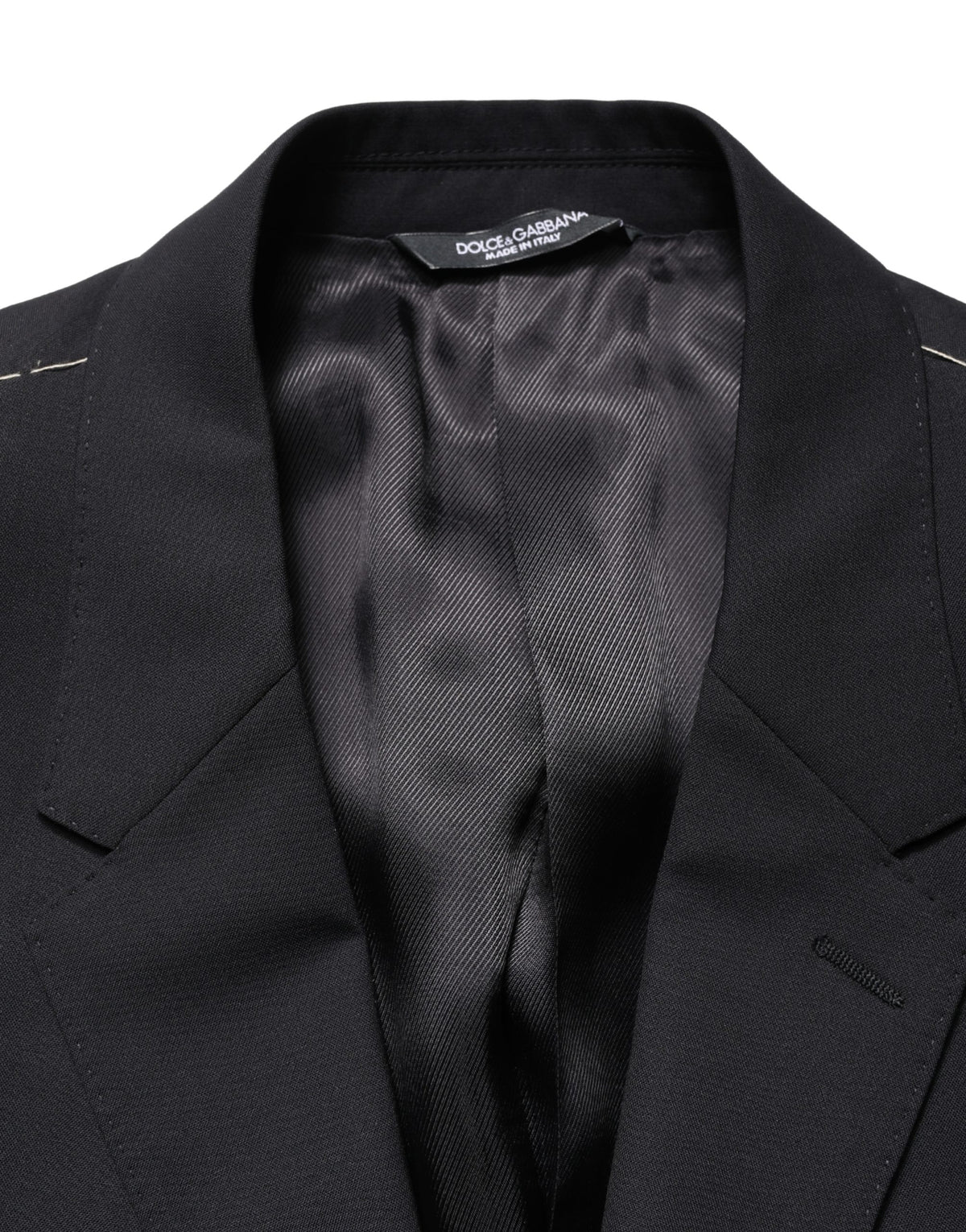Dolce & Gabbana Blue Single Breasted 2 Button Suit Men's Jacket