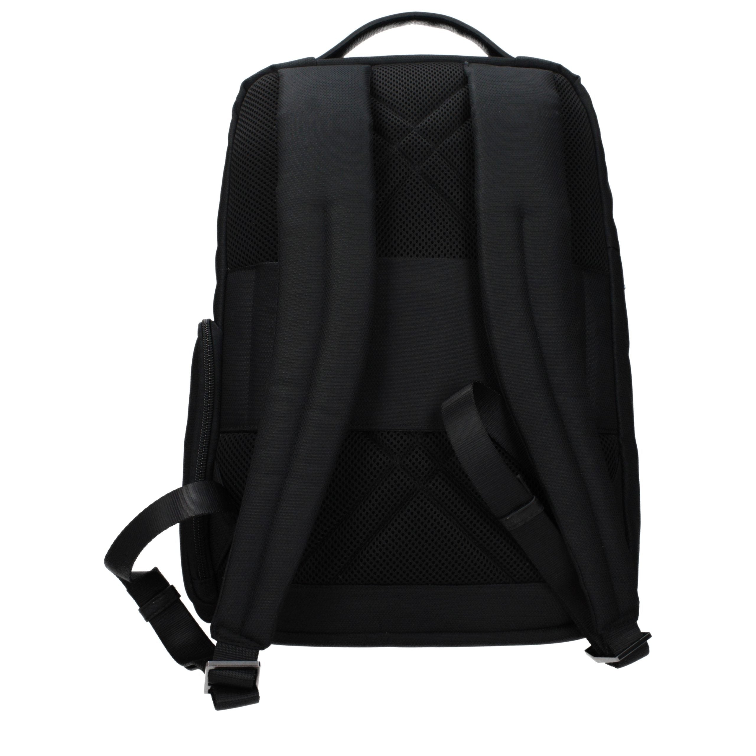 Piquadro Black Fabric Men's Backpack