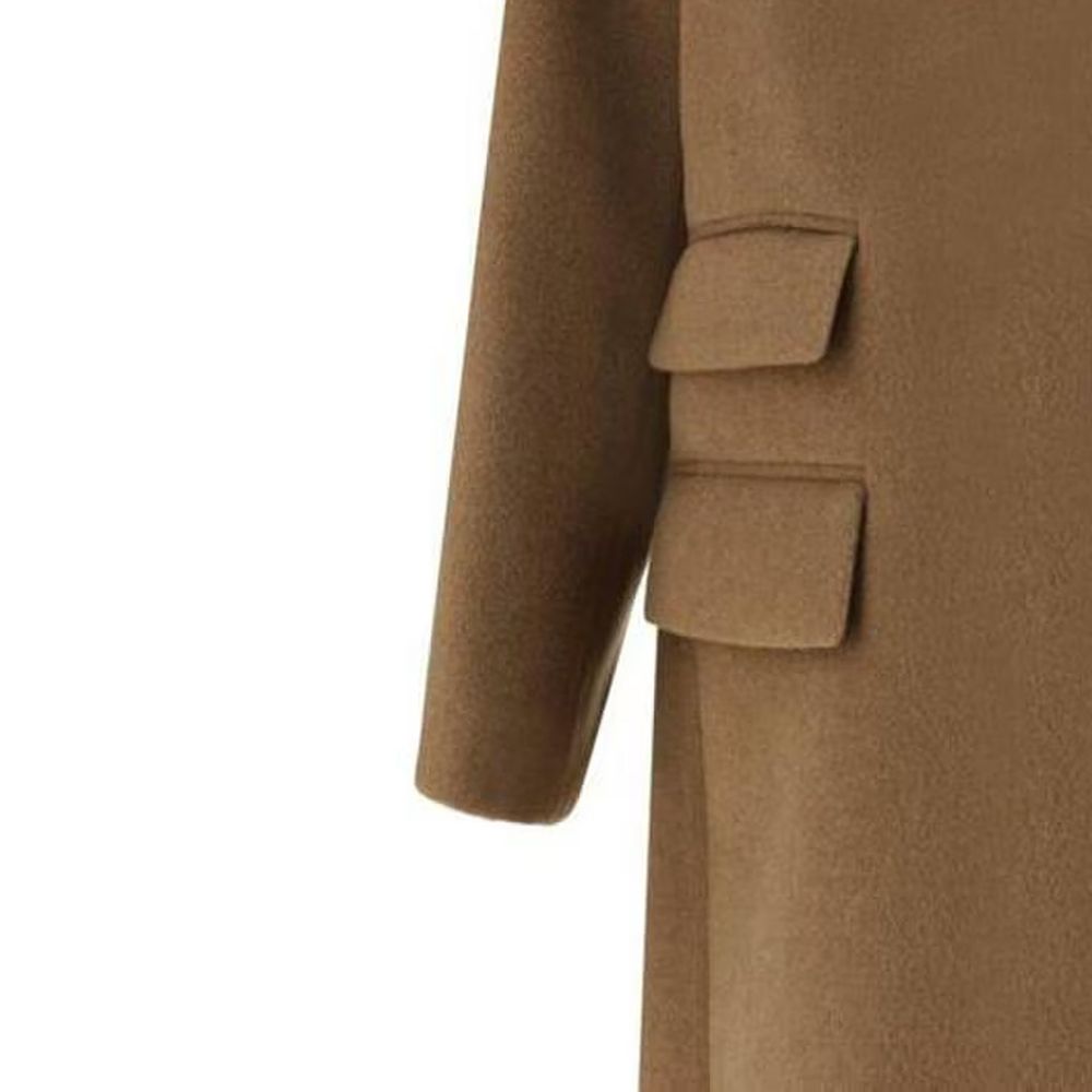 Saint Laurent Brown Wool Men's Coat