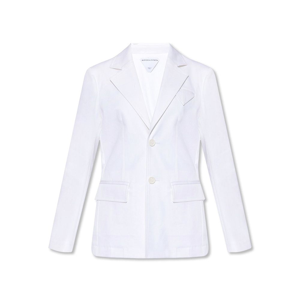 Bottega Veneta White Cotton Women's Blazer