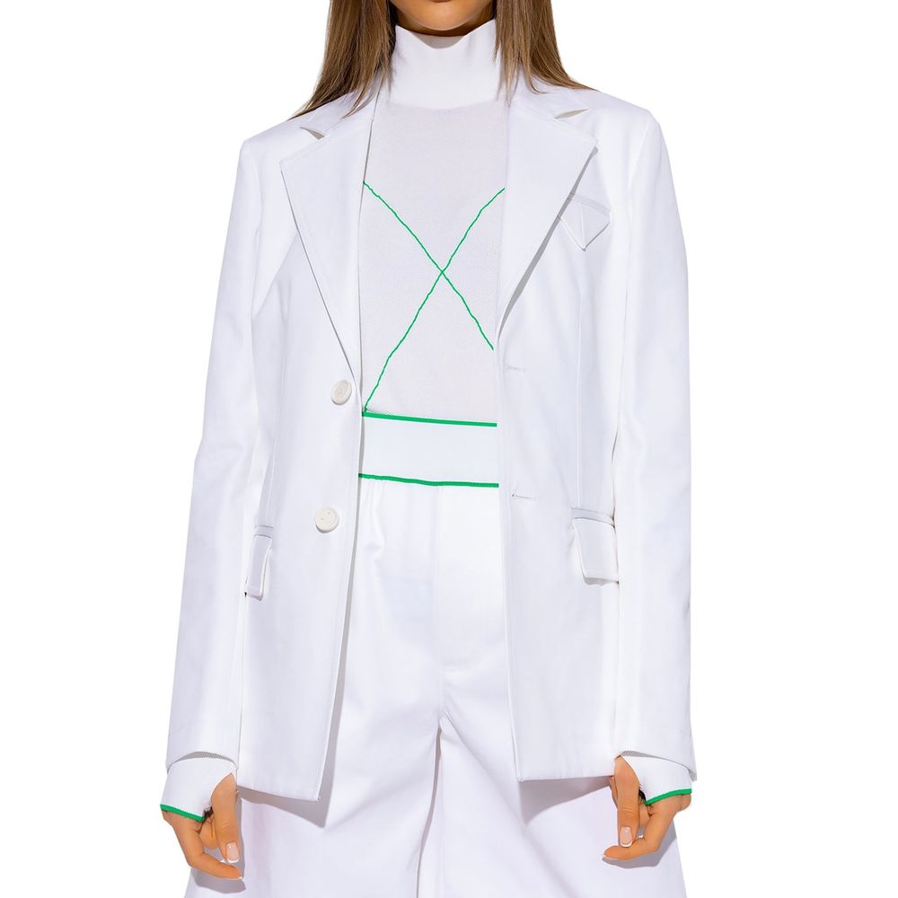 Bottega Veneta White Cotton Women's Blazer