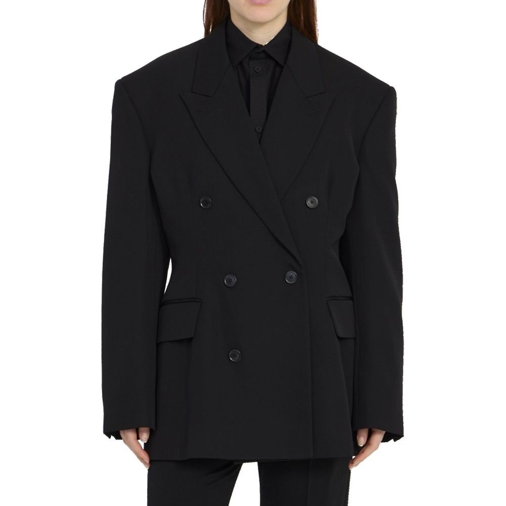 Balenciaga Black Wool Women's Jacket