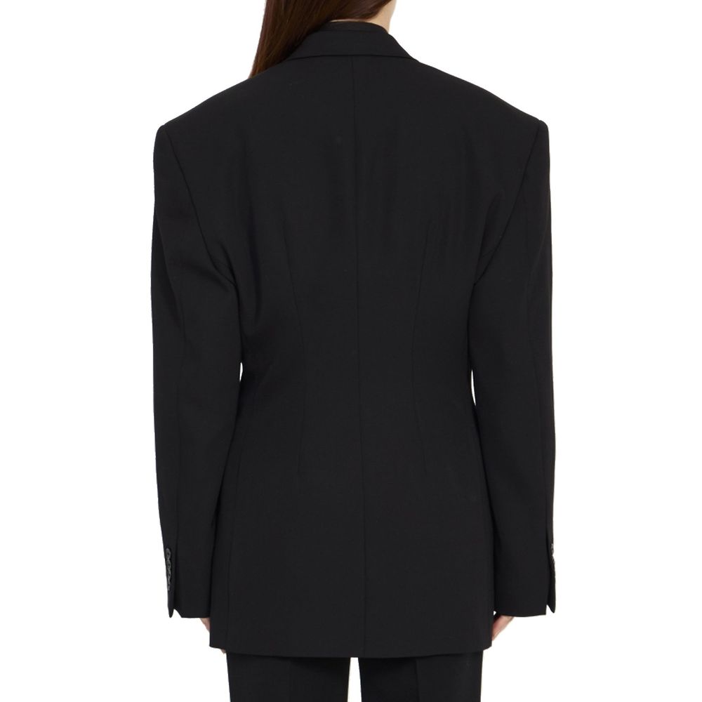Balenciaga Black Wool Women's Jacket