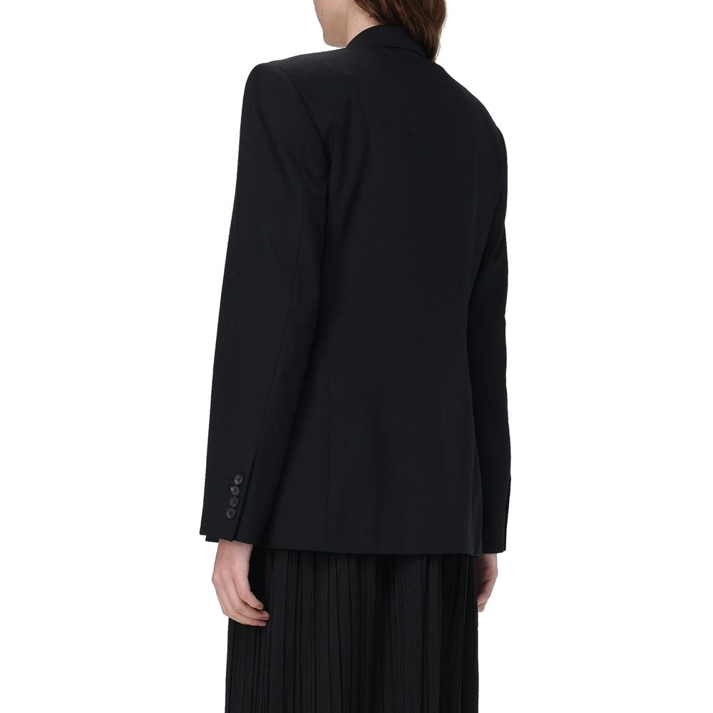 Balenciaga Black Wool Full-Length Women's Jacket