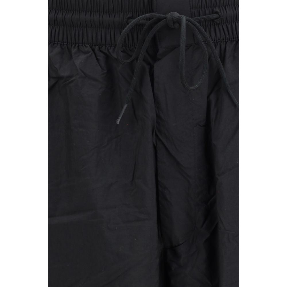 Y-3 Black Nylon Casual Men's Pants