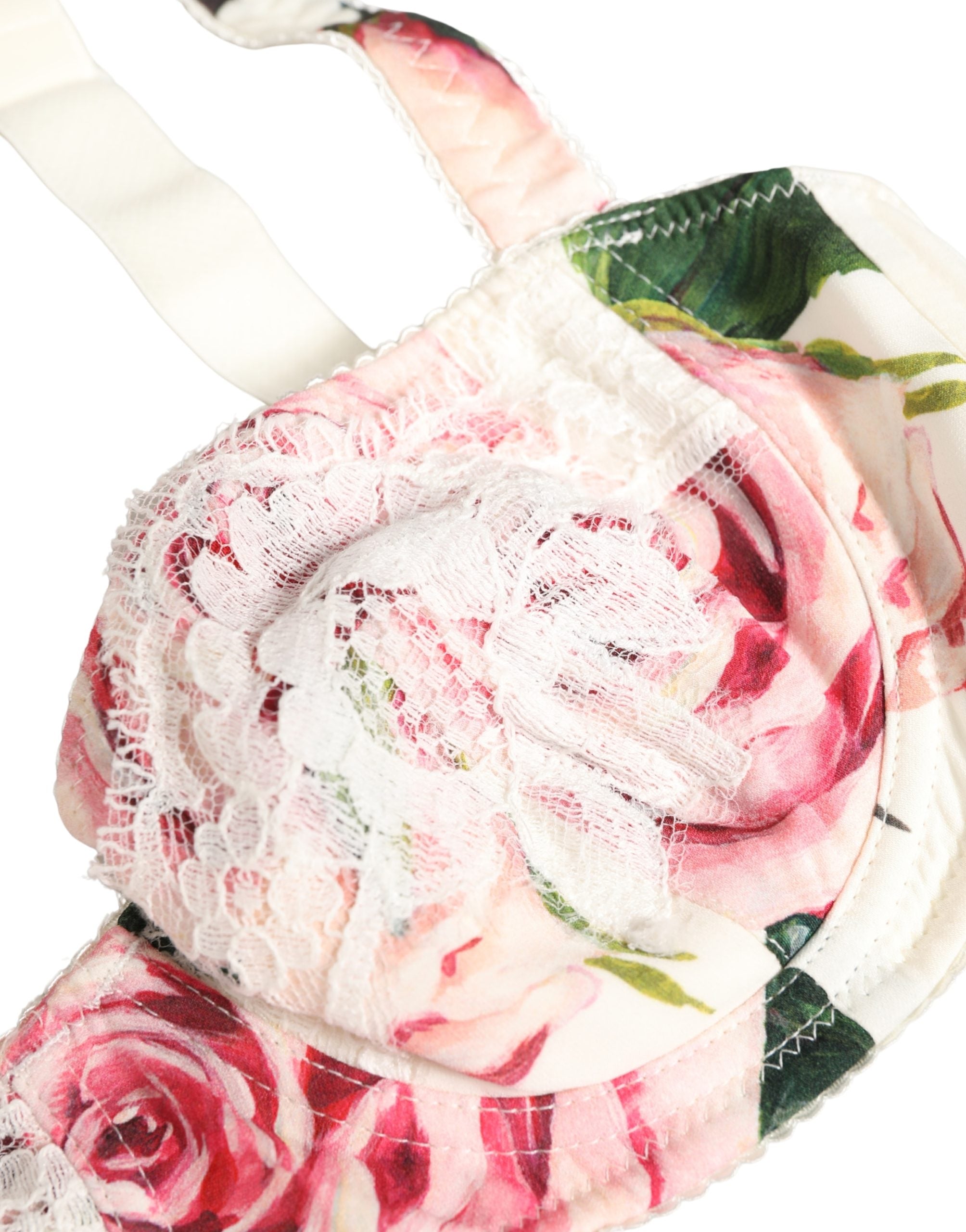 Dolce & Gabbana Multicolor Floral Semi-Pad Underwire Women's Underwear