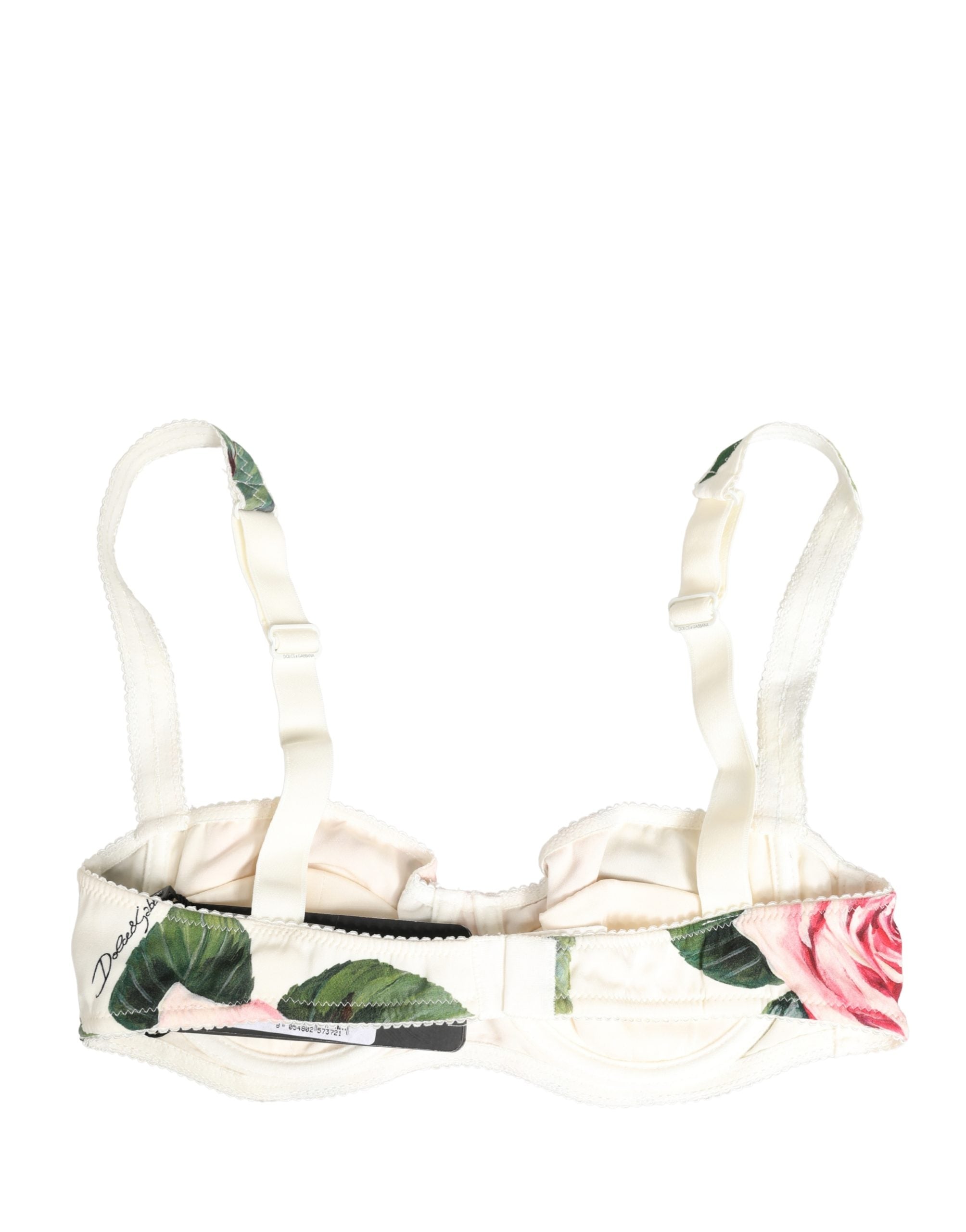 Dolce & Gabbana Multicolor Floral Semi-Pad Underwire Women's Underwear