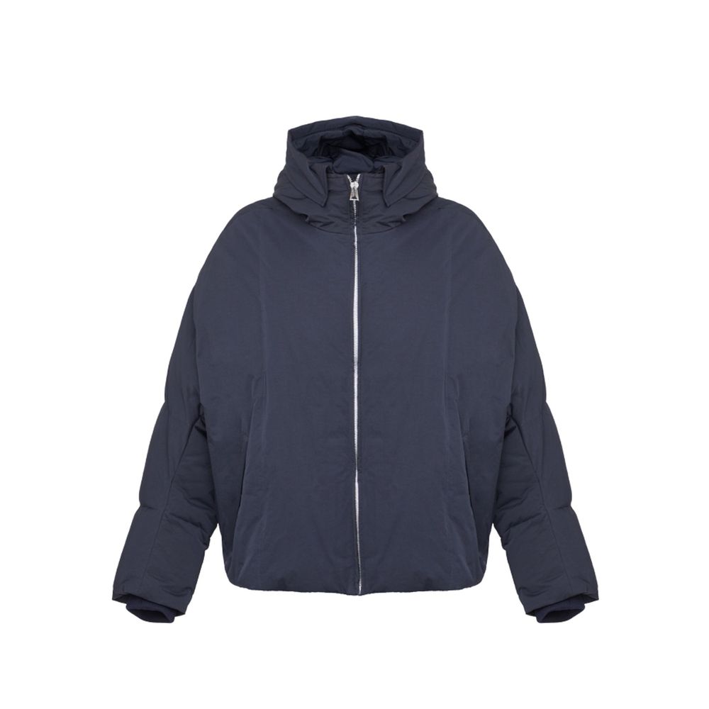 Bottega Veneta Blue Polyamide Full-Length Men's Jacket