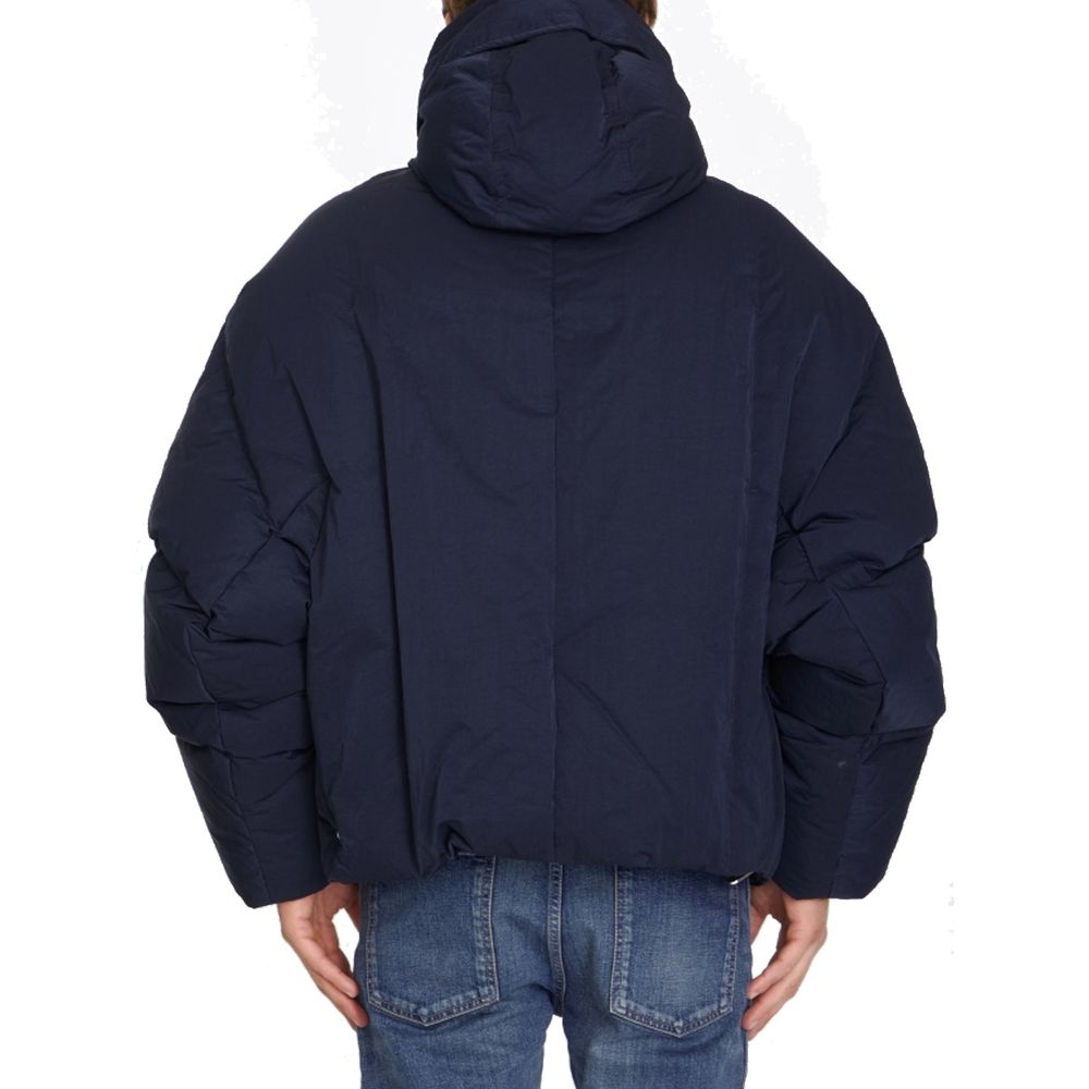 Bottega Veneta Blue Polyamide Full-Length Men's Jacket
