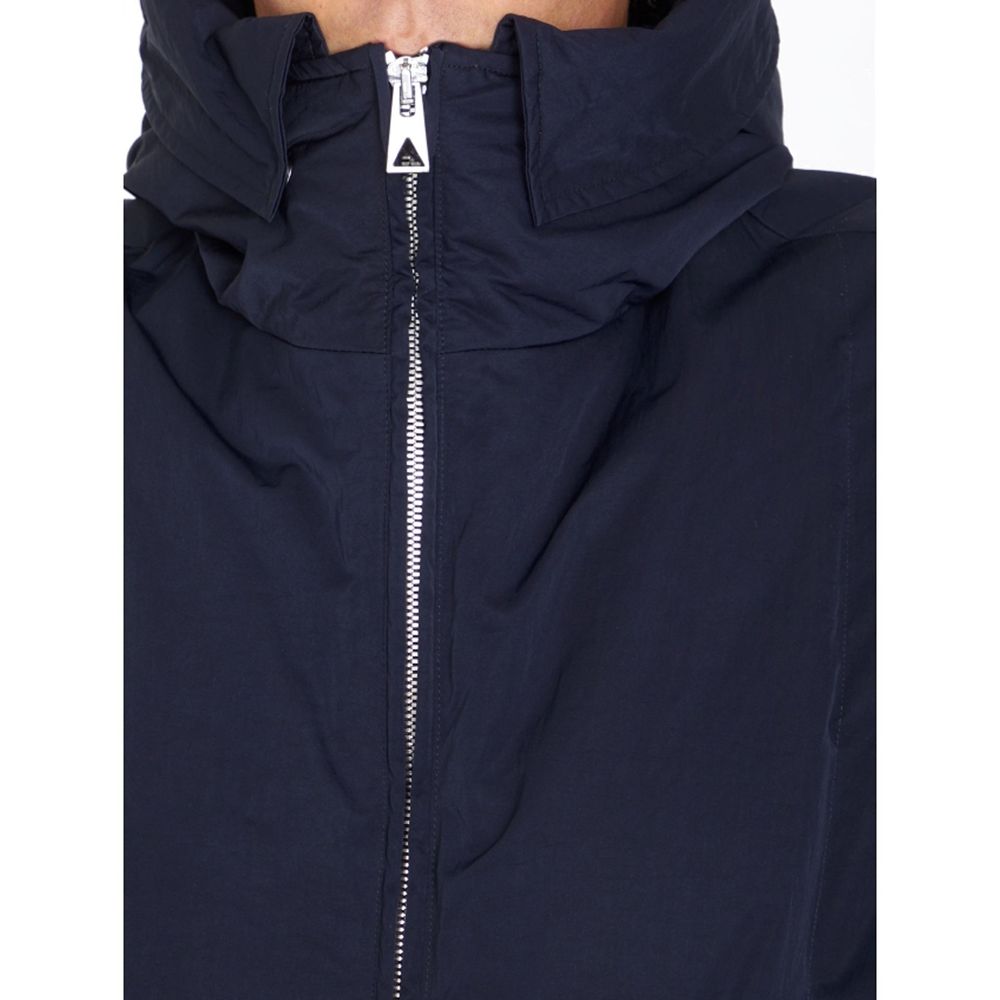Bottega Veneta Blue Polyamide Full-Length Men's Jacket
